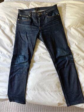 A.P.C. Petite Standard jeans size 29 *jeans have been hemmed to a length of 37in